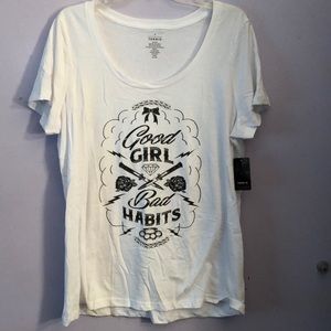 Good girl bad habits tee